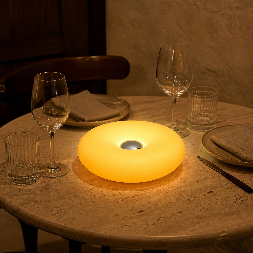 Lampe à poser LED tactile multicolore, version rechargeable disponible