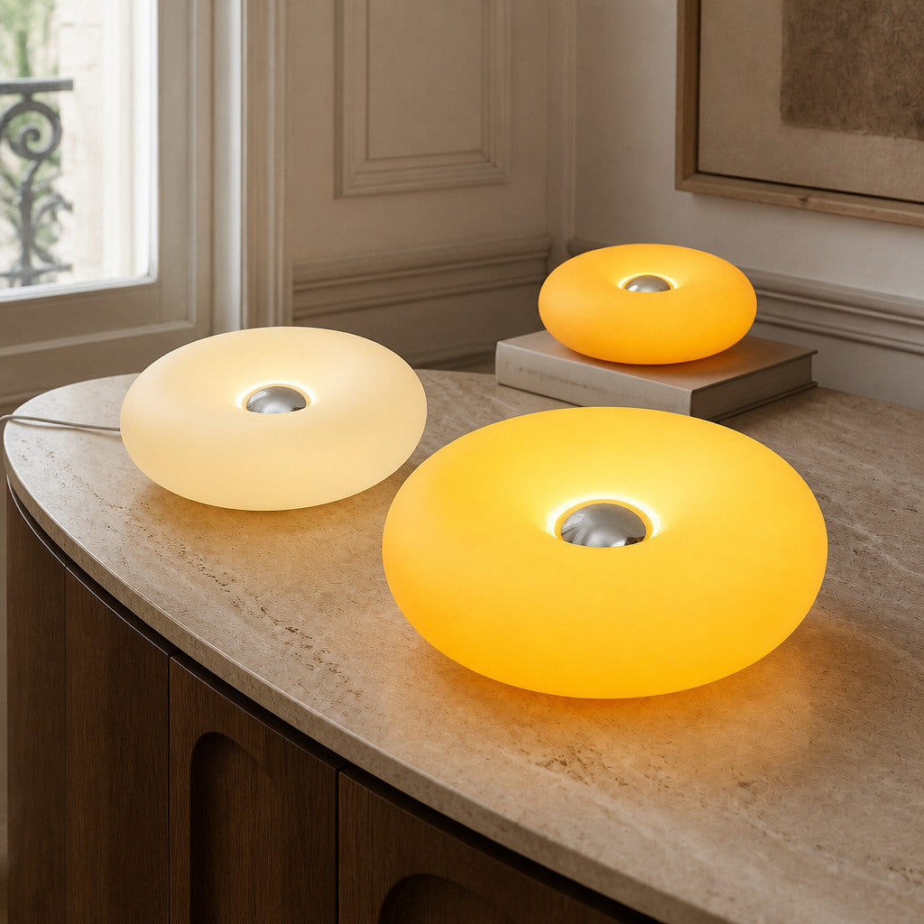 Lampe à poser LED tactile multicolore, version rechargeable disponible