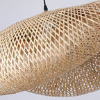 Suspension ovale en rotin tressé, 40, 50 ou 60 cm